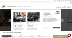 Desktop Screenshot of hustoncadillac.com